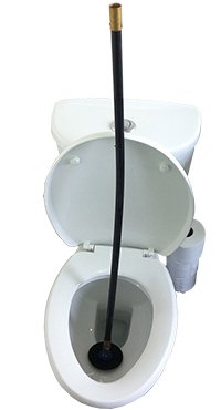 toilet unclogging